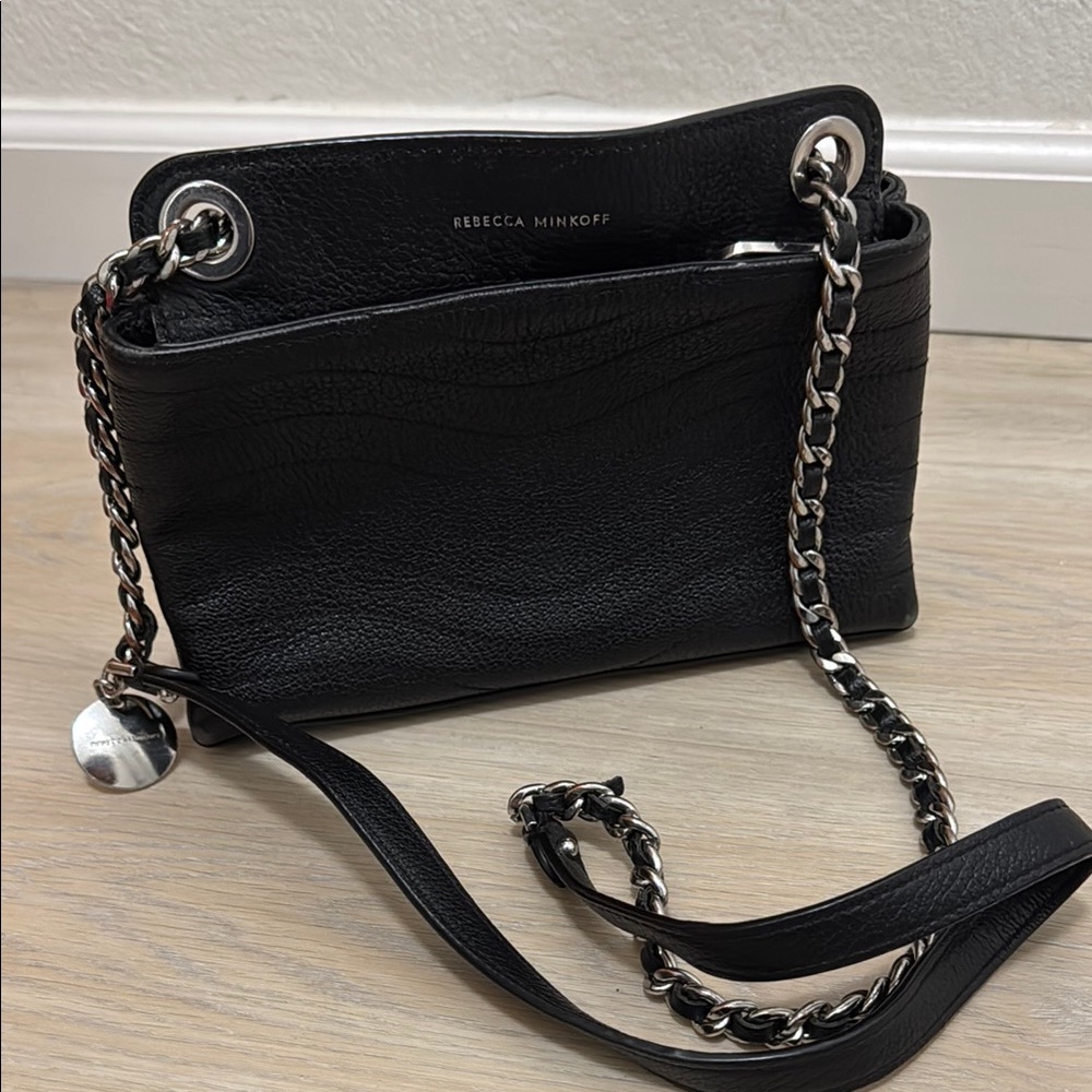 Rebecca Minkoff Black Leather Crossbody Bag